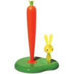 Portarotolo da cucina Alessi "Bunny & Carrot",verde